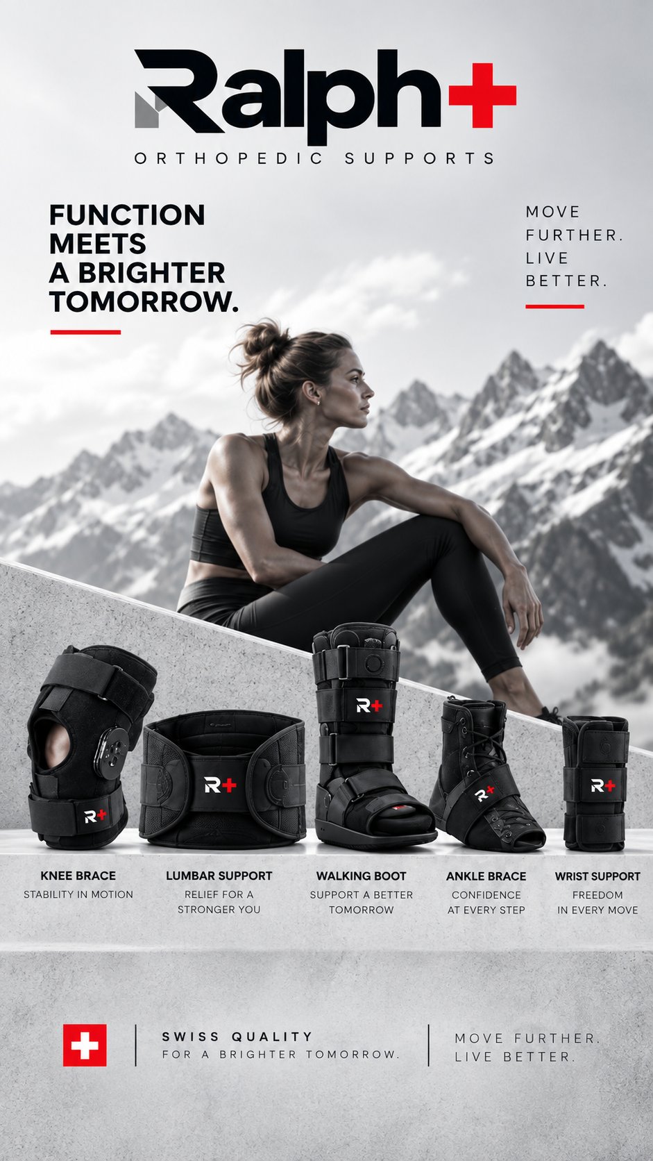 Ralph+ Orthopedic Supports — Function meets a brighter tomorrow.